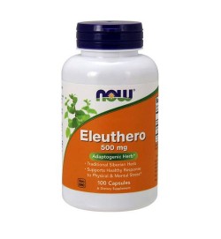 Eleuthero 500 mg 100 caps NOW